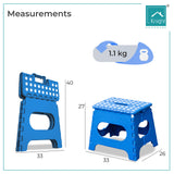 Knight blue 29cm folding step stool