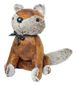Febland brown fox fabric door stop – 42cm