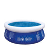 BENROSS Avenli 83270 8ft Diameter Inflatable Family Pool/Easy Setup & Drainage / 2074 Litre Capacity/Durable 3 Ply Sidewalls/Simple Safe Filtration/Blue Colour.,