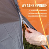 Milestone two-person pop-up dome tent with porch