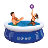 8ft inflatable family garden pool – 240 x 63cm