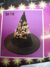 Black children's flashing witch hat for Halloween