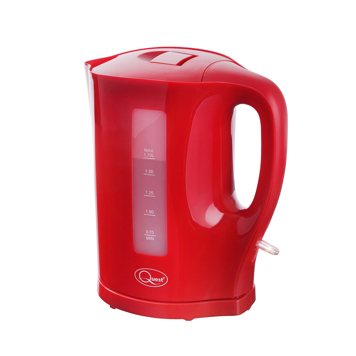 Quest red 1.7L electric kettle
