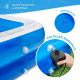 Benross family inflatable paddling pool – 200 x 150 x 50cm