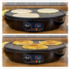 Quest Electric Pancake Maker & Crepe Maker | Extra Large Cooking Surface | Non Stick, Easy Clean Up | Includes Utensils | Perfect for Pancakes, Crepes, Omelettes, Chapati, Roti