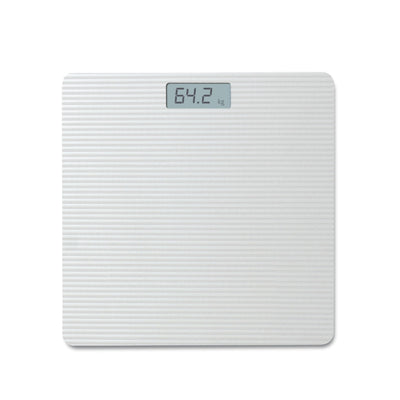 PUREFIT Digital Bathroom Scale Ultra Slim Body Weight LED Backlit Display 5MM Tempered Glass Non Slip Mat Weighing Scale Step-On Technology LB/KG/ST Max Weight 180KG Battery Operated Included