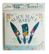 Cook Shop 207030015 Slice Baby Tea Towels, Polyester, Pale Blue Pastel