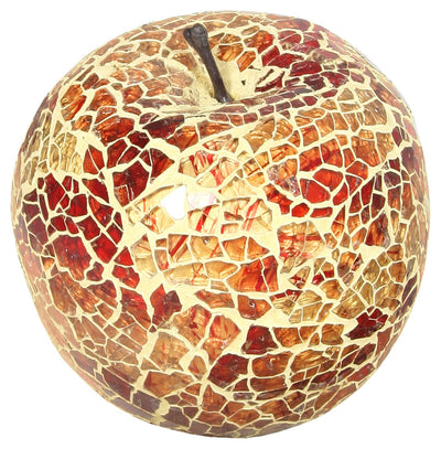 HARTES MOSAIC GLASS APPLE (ORANGE)