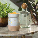 Candle Warmers Etc. Rustic White illumination fragrance warmer