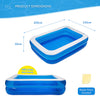 Benross 83390 Family Inflatable Rectangular Paddling Swimming Pool