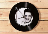 Hometime Elvis Presley record glass wall clock