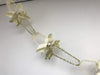 HARTES Cream & Gold Foil Christmas Ceiling Decorations (Square Garland)