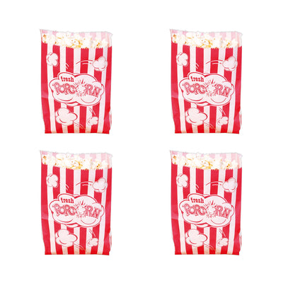 Global Gizmos 50900 Fat Free Hot Air Popcorn Maker | No Oil | 4 Bags Included | Healthy Home-Made Treats | Movie Nights/Sleepovers/Kids Parties | 1200 W |, Plastic, Red