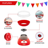 Global Gizmos red retro 500W candy floss maker