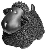 Black Wooly Sheep Door Stop