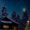 Christmas Workshop 3 LED Winter Wonderland Cushion ~ Warm White ~ Polyester ~ Christmas Decoration, Gift ~ 85200