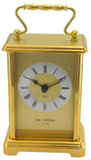 Gold Colour Two Tone Gilt Carriage Clock