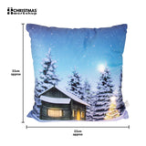 Christmas Workshop 3 LED Winter Wonderland Cushion ~ Warm White ~ Polyester ~ Christmas Decoration, Gift ~ 85200