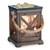 Candle Warmers walnut and rope vintage bulb wax melt warmer