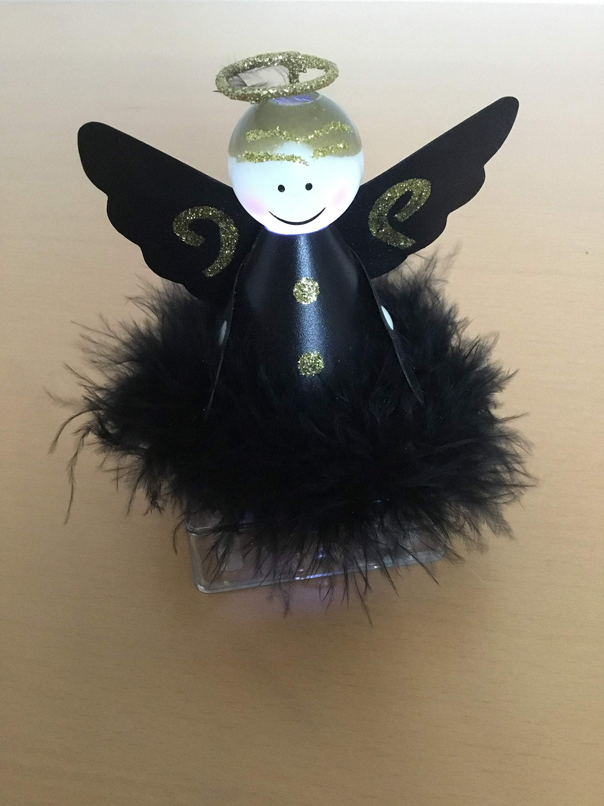 Cinlights battery angel Christmas table decoration – 13cm