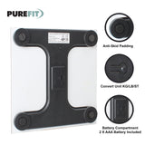 PUREFIT grey digital bathroom scale – 180kg