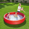 3 Ring Inflatable pool (Red)