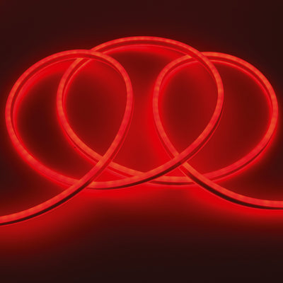 Global Gizmos 47510 5 Metre LED Strip Lights / Flexible Rope Lights / Neon Style Glow / Great for Bedrooms & TV Backlight / Indoors or Outdoors / Red Colour