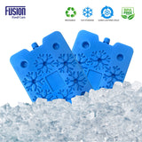 Fusion Food Care blue reusable cool box ice packs four pack