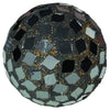 Febland Black Tile Decorative Ball 10.5cm, Small