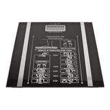 Bauer digital body analyser scales with tempered glass platform