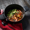 Blackmoor 67299 Neuvo 24cm Stock Pot with Lid/All Hob Types Incl. Induction, Gas, Electric/Black Non-Stick 5-Layer Cookware/Recycled Body & Soft Touch Handles