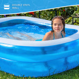 Benross family inflatable paddling pool – 200 x 150 x 50cm