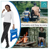 Knight blue 29cm folding step stool