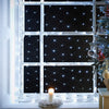 The Christmas Workshop 77810 180 LED Bright White Christmas Net Lights / Curtain Style Window Lights / 8 Different Modes