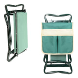Folding Garden Kneeler & Seat with Tool Bag, Foam Cushion - GardenKraft