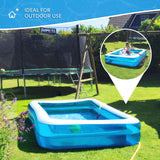 Benross family inflatable paddling pool – 200 x 150 x 50cm