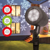 The Christmas Workshop 4 LED Snowflake Projector Light Indoor Outdoor