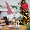 The Christmas Workshop Felt Gnome Ornament/Festive Collectable Gonk/Woolen Decoration and Sizes (White & Red Standing)