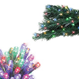 300 multi-coloured LED chaser Christmas lights – 20.9m