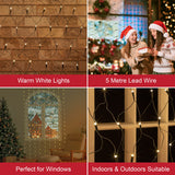 360 warm white LED Christmas net lights – 3.5 x 1.2m