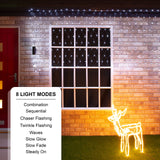360 bright white LED Christmas net lights – 3.5 x 1.2m