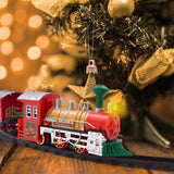Animated Christmas elf train set with 4m track
