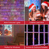 The Christmas Workshop 77820 180 LED Multi-Coloured Christmas Net Lights / Curtain Style Window Lights / 8 Different Modes / Mains Powered / Indoor and Outdoor / 1.8 x 1.2m