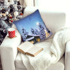 Christmas Workshop 3 LED Winter Wonderland Cushion ~ Warm White ~ Polyester ~ Christmas Decoration, Gift ~ 85200