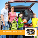 Milestone rechargeable air pump with AC DC charging and three nozzles