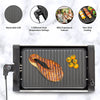 Quest 35779 Premium Indoor BBQ Grill/Adjustable Temperature and Minimal Smoke/Portable, Non-Stick and Easy Clean / 5 Separate Heat Settings/Great for Breakfast, Lunch Or Dinner