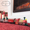 The Christmas Workshop Christmas Train Sets / 4 Separate Designs/Realistic Sounds & Light/Battery Operated (Animated Elf Train Set)