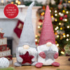 The Christmas Workshop Felt Gnome Ornament/Festive Collectable Gonk/Woolen Decoration and Sizes (Grey Seated)