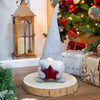 The Christmas Workshop Felt Gnome Ornament/Festive Collectable Gonk/Woolen Decoration and Sizes (Grey Seated)