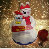 Inflatable snowmen decoration additional view